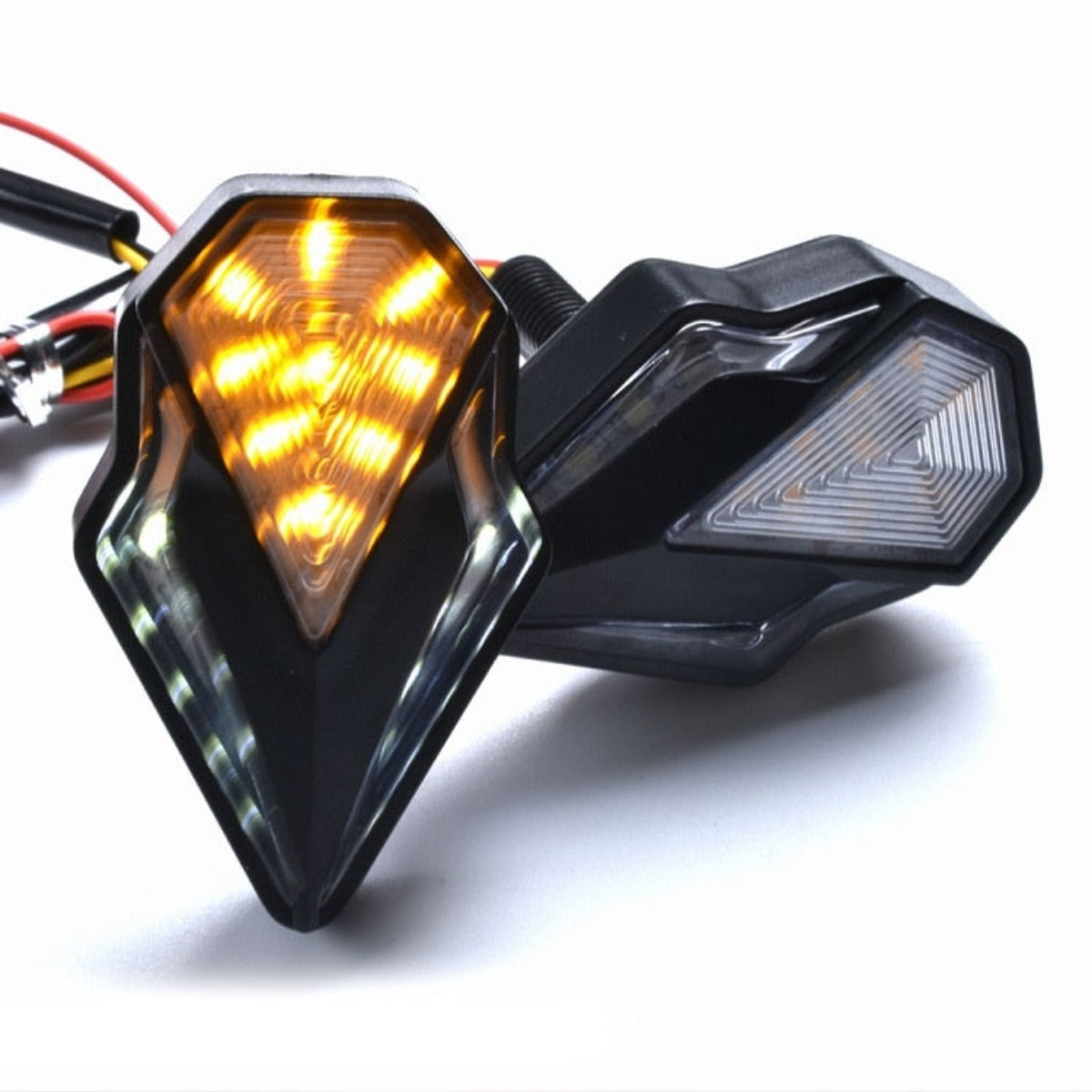 Universal Flush Mount Blinker Flashing Turn Signals Lights
