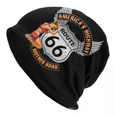 Alr™ Route 66 Motorcycle Cruise Beanie Cap