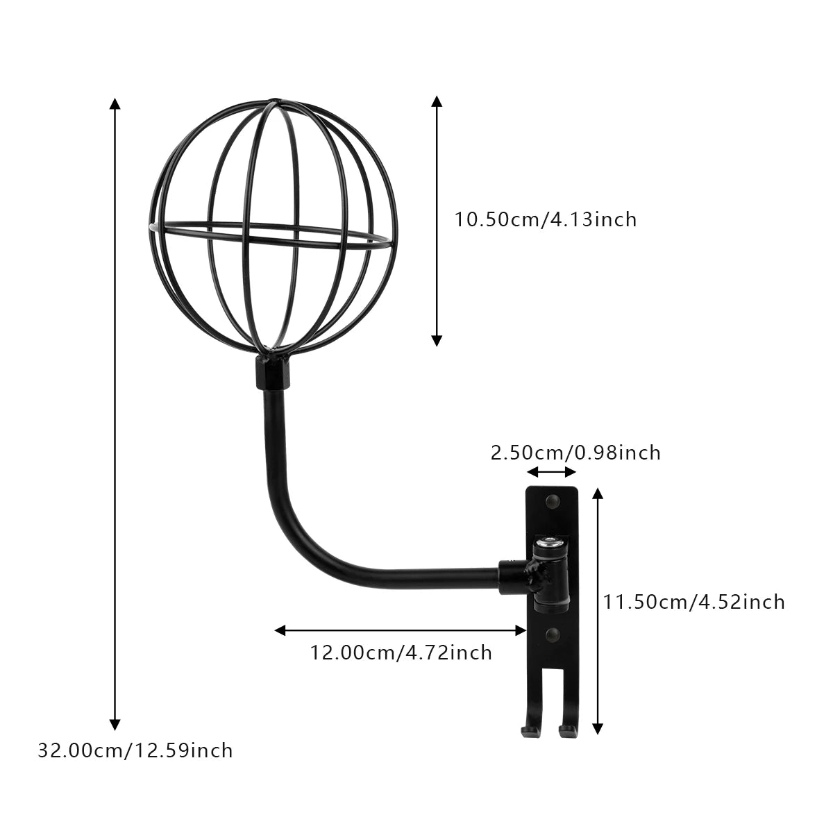 Alr™ Motorcycle Helmet Rack with Rotating Hook