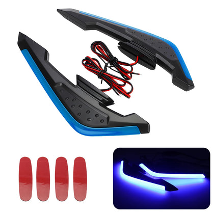 Motorcycle LED Lights - Front Side Spoiler Wing