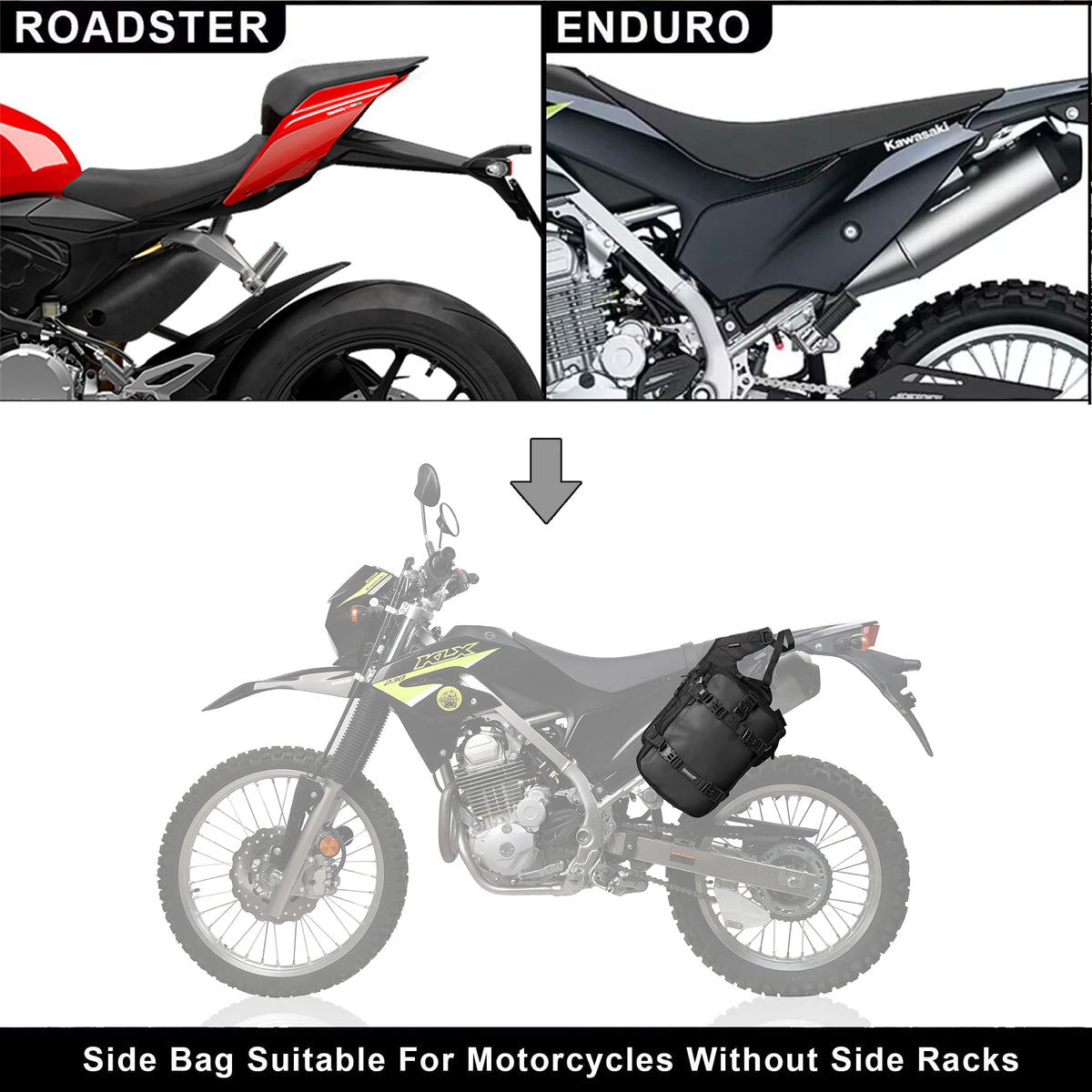 Alr™ Motorcycle Side Bag Set
