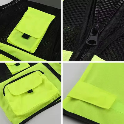 High Visibility Reflective Vest - Safety Vest In Mens Tank Tops High V