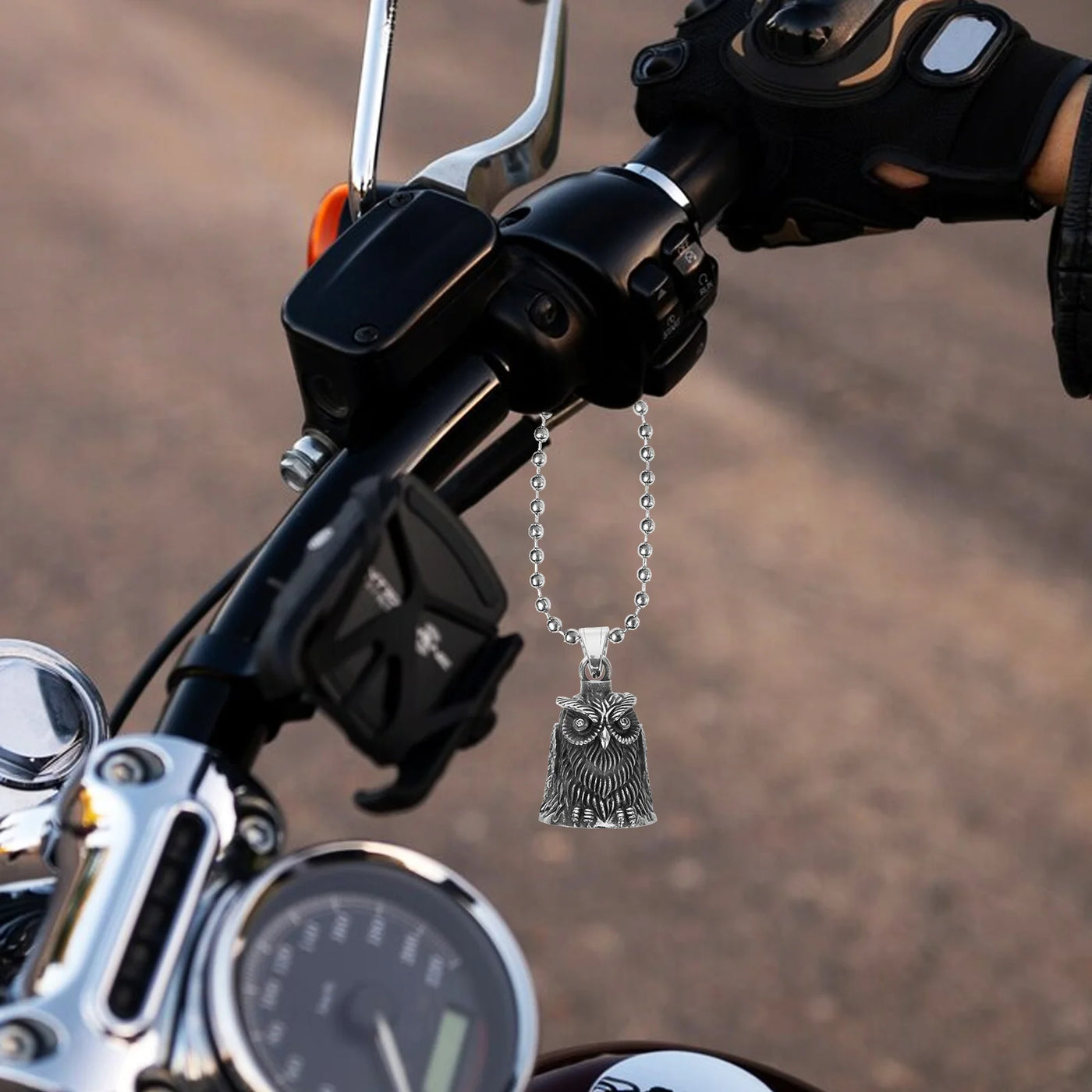 Alr™ Motorcycle Guardian Bell, Owl