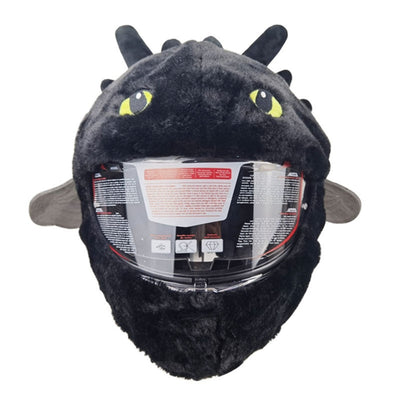 How to train your Cool Motorcycle Helmet Cover - Toothless - a visible and safe accessory that spreads happiness.