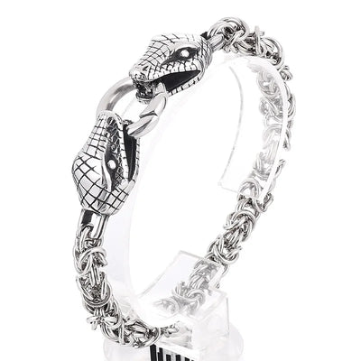 ALR™ Stainless Steel Skull Wolf Head Dragon Bracelet