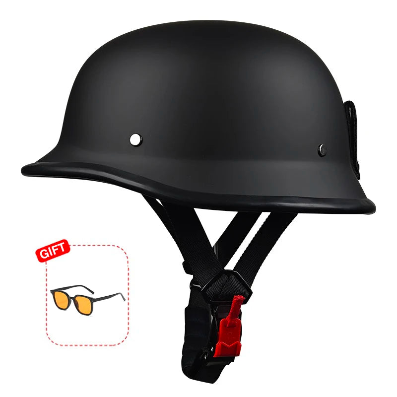 Motorcycle Helmet - Half Electric Vehicle Riding Cruiser