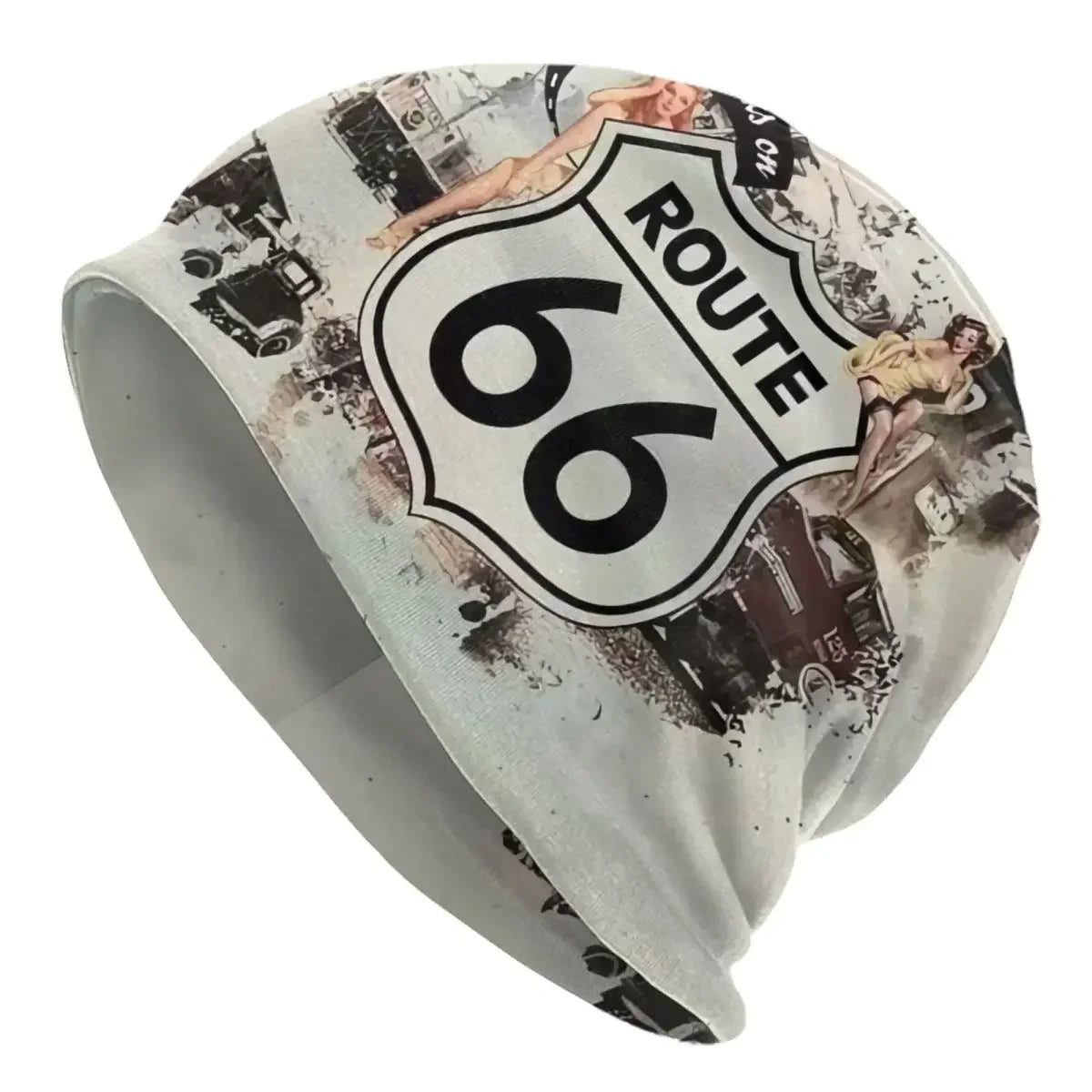 Alr™ Route 66 Motorcycle Cruise Beanie Cap