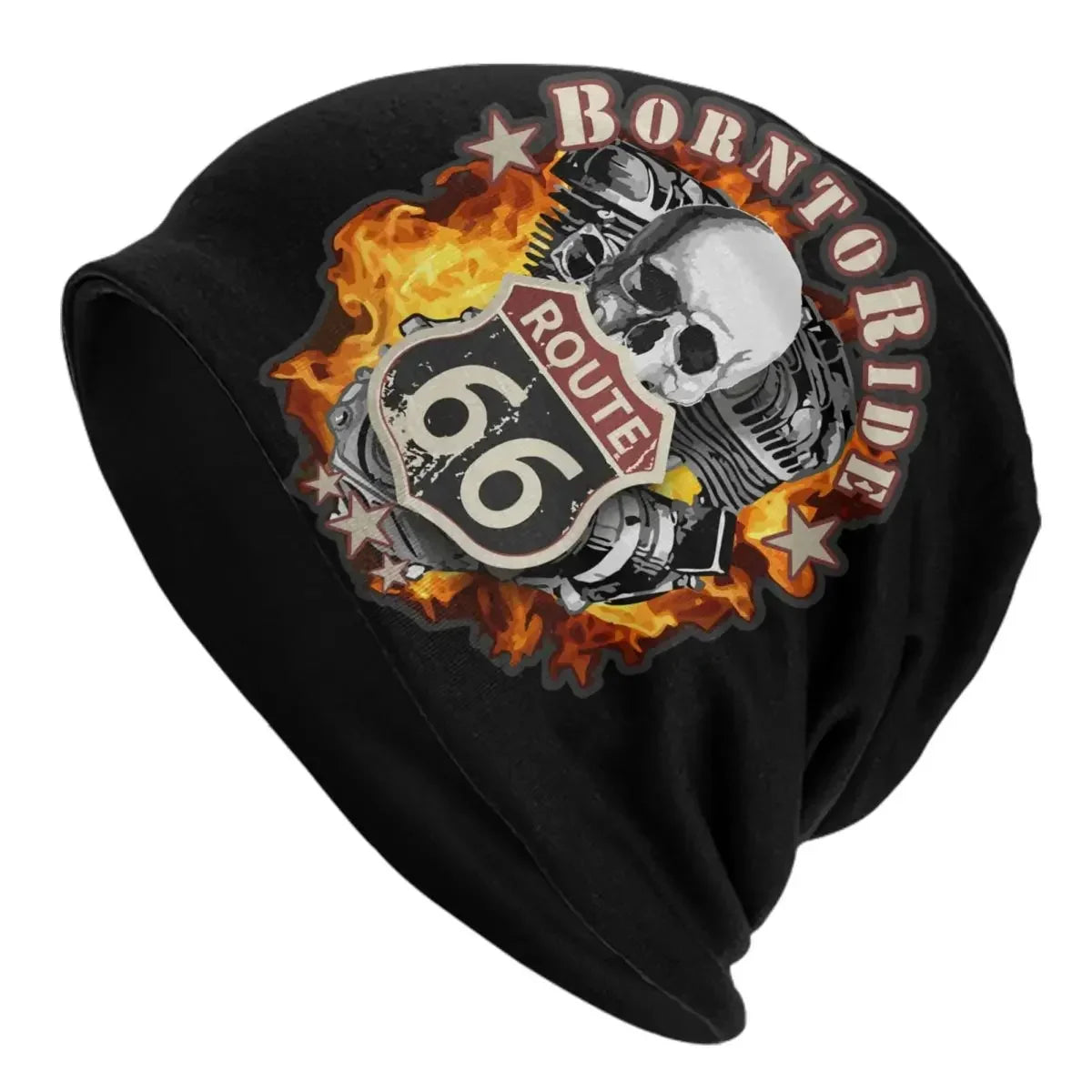 Alr™ Route 66 Motorcycle Cruise Beanie Cap