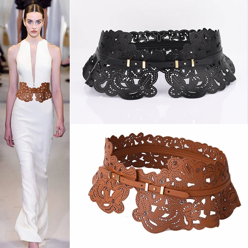 ALR™ Wide Leather Corset Belt