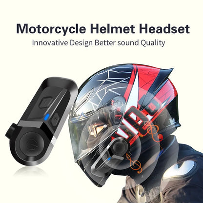 Motorcycle Helmet Headset - Bluetooth Wireless Hands Free