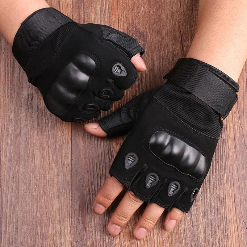 Motorcycle Gloves - Half Finger Outdoor Tactical Sports