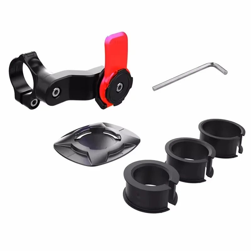 Motorcycle Phone Holder - Handlebar Rotatable Bicycle Bracket Security