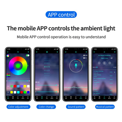 Motorcycle LED Lights - RGB Underglow Kit App Remote