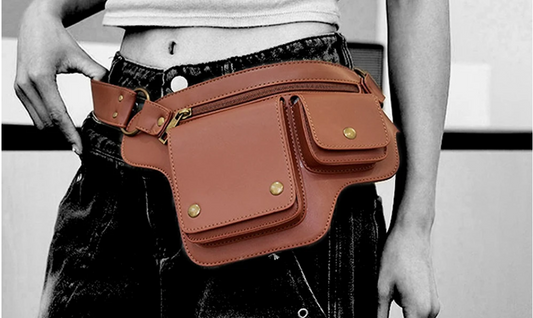 ALR™ Cool Punk Motorcycle Style Waist Bag