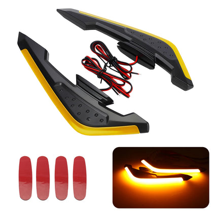 Motorcycle LED Lights - Front Side Spoiler Wing