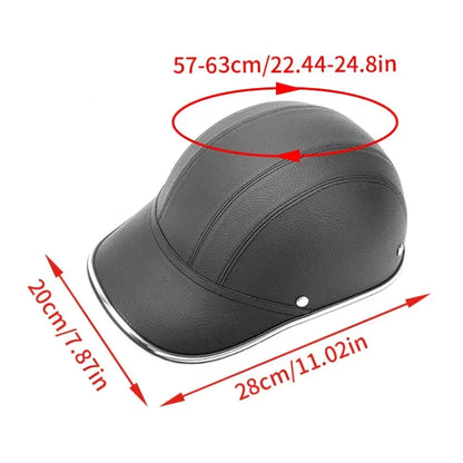 2024 New Motorcycle Half Helmet Baseball Cap Half Face Helmet Anti-UV Safety Hard Hat Helmet Motorcycle for Mens