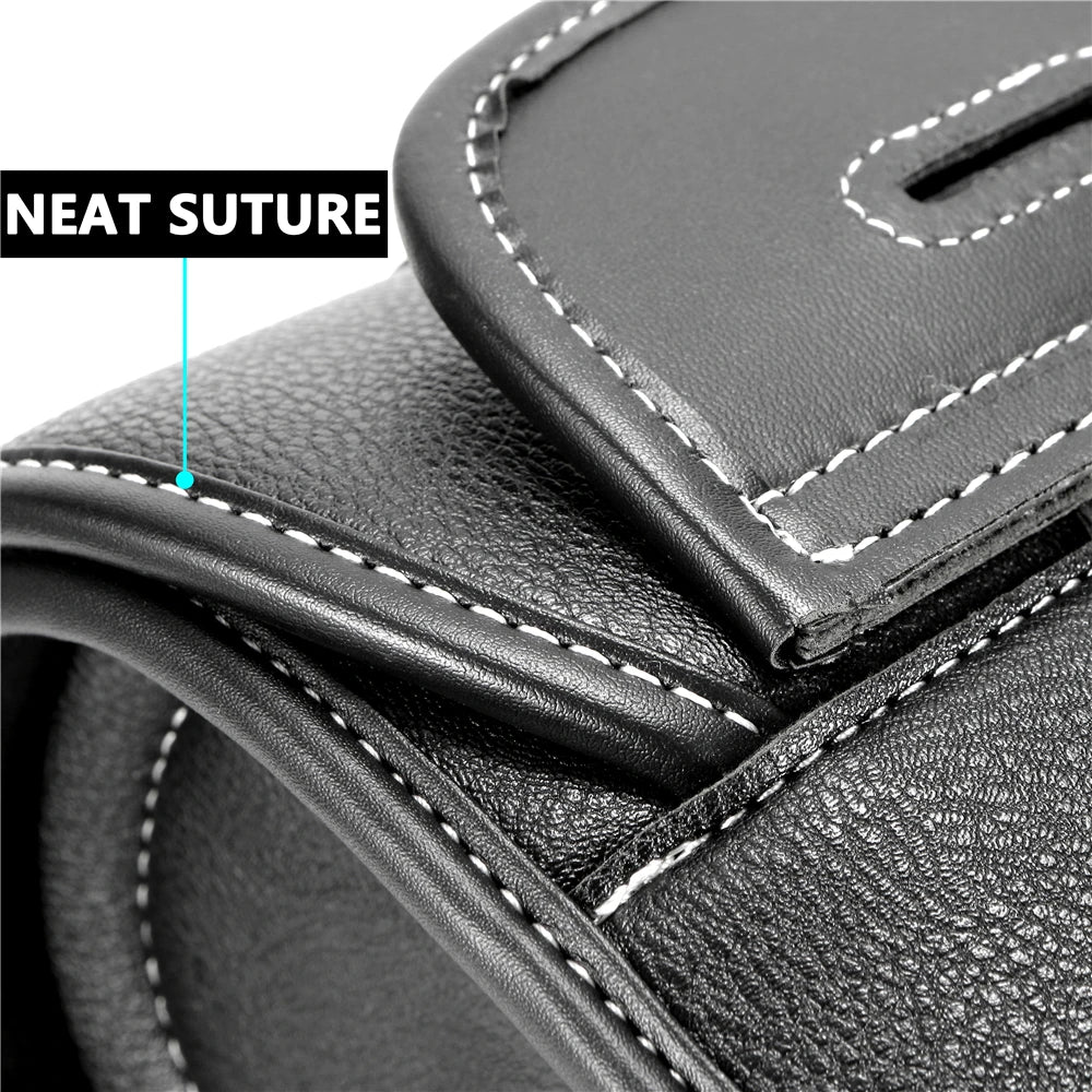Leather Motorcycle Bag - Fork Saddlebag Universal PU Tool