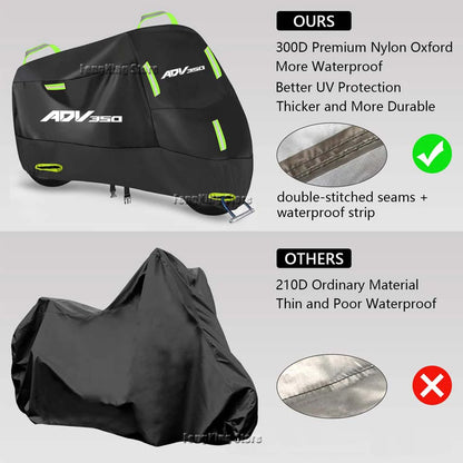 Motorcycle Cover UV Protective Dustproof Snowproof Outdoors Rain  Waterproof Cover  For Honda ADV350 ADV 350