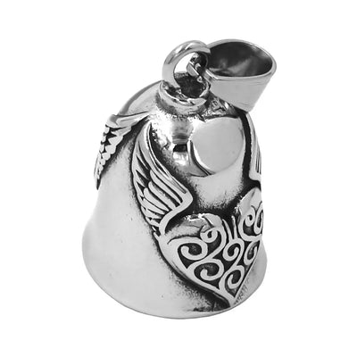 Alr™ Motorcycle Guardian Bell, Winged Heart