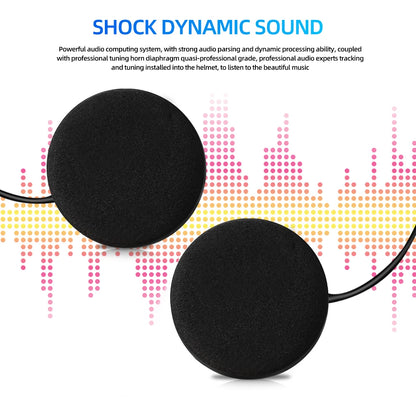 Motorcycle Helmet Headset - Bluetooth Wireless Stereo Hands Free