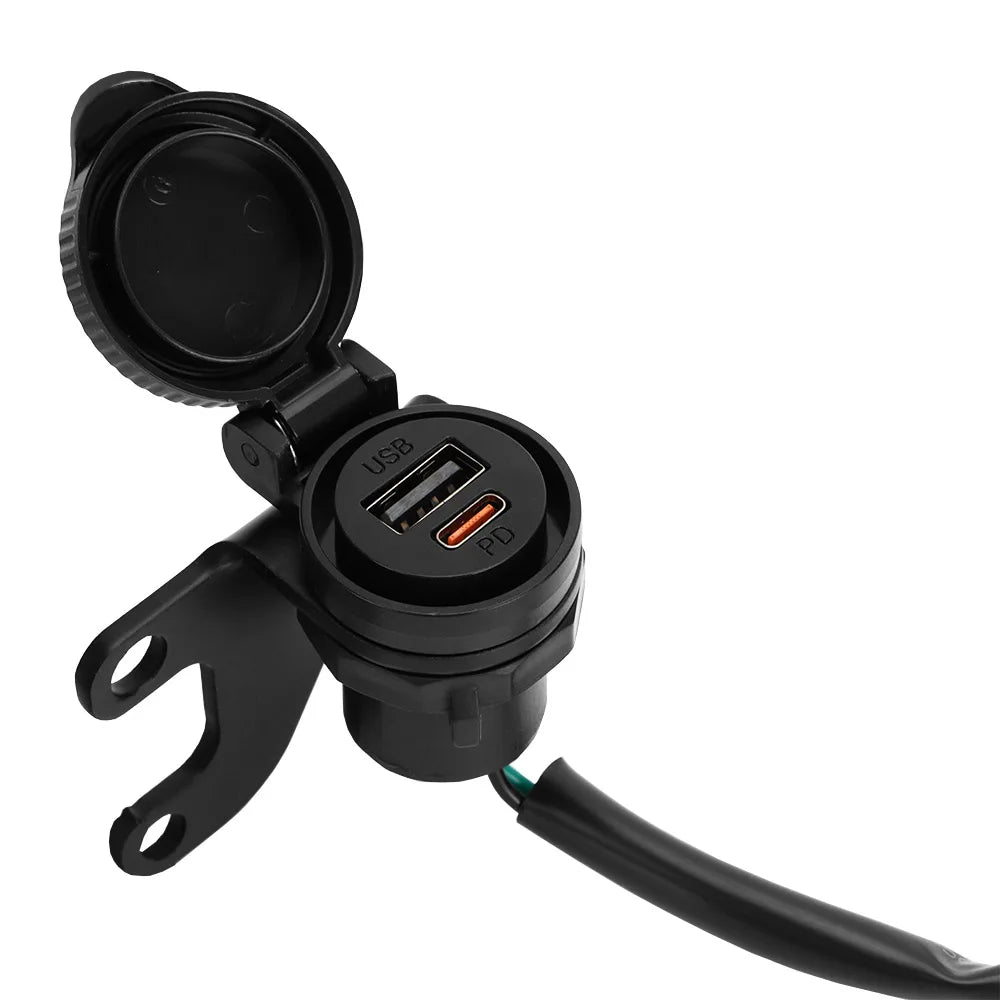 Motorcycle Accessory - X-ADV 750 XADV750 2021-2025 12V QC3.0 USB PD Wa