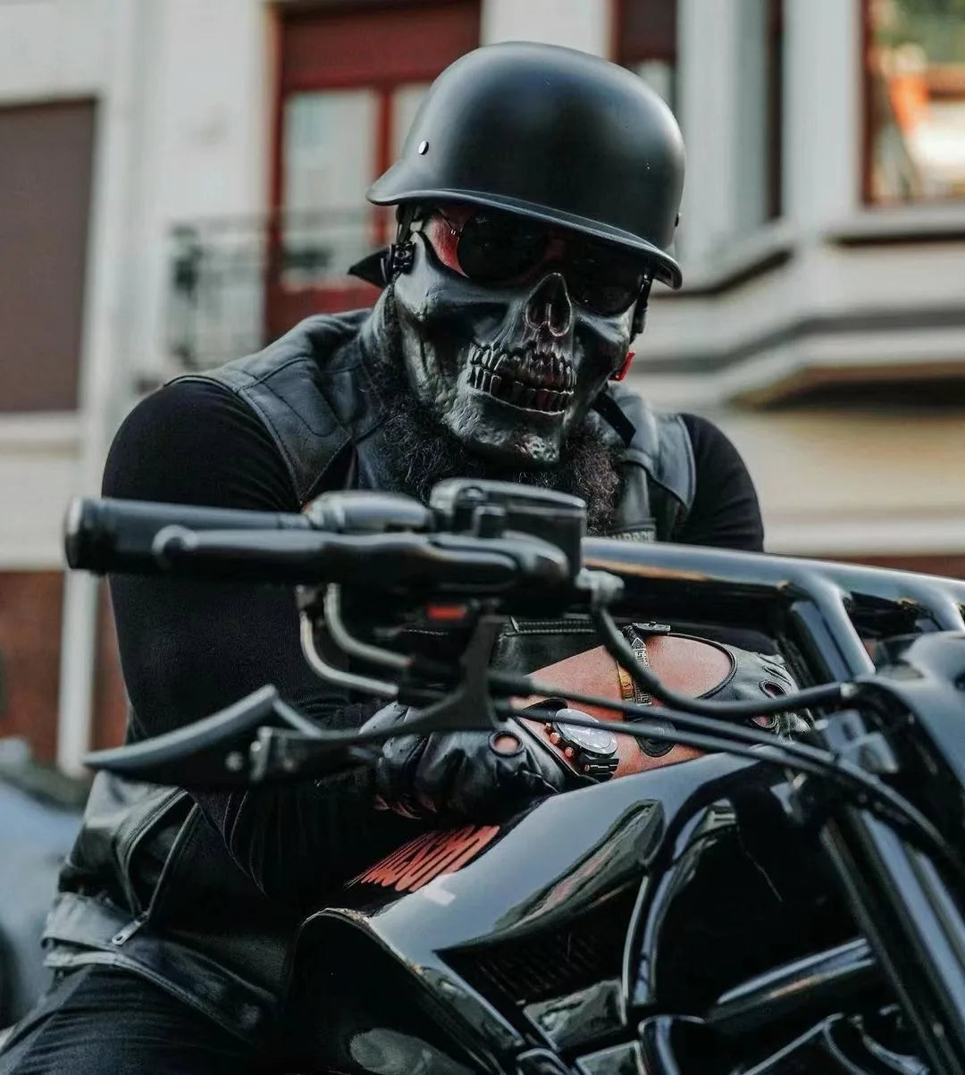 Motorcycle Helmet - Half Electric Vehicle Riding Cruiser