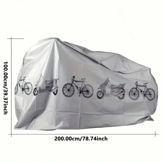 Waterproof Motorcycle Cover - Bicycle Gear Raincover Outdoor Sunscreen