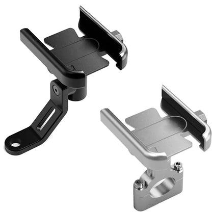 Motorcycle Phone Holder - Bicycle GPS Bracket Stand Mirror