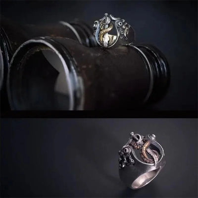 ALR™ Snake Design Silver Ring