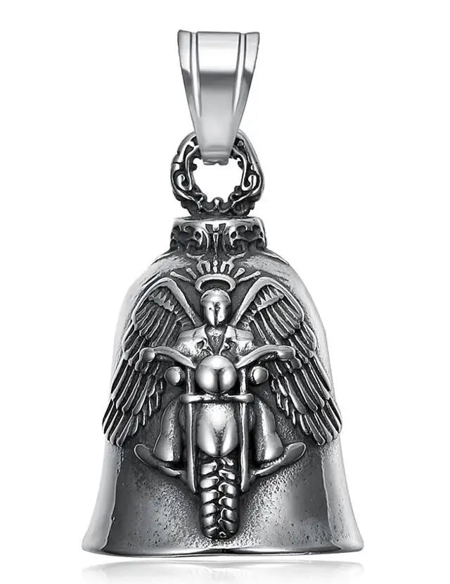 Alr™ Motorcycle Guardian Bell, Rider w/Angel Wings