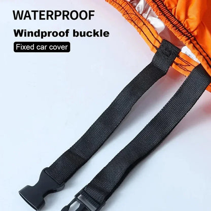 Waterproof Motorcycle Cover - Heavy Duty Universal Sun Rain Dust