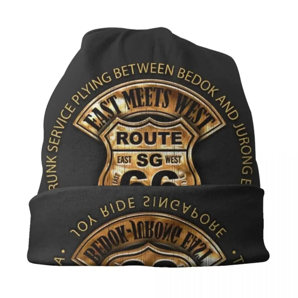 Alr™ Route 66 Motorcycle Cruise Beanie Cap