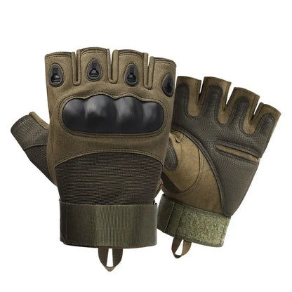 Motorcycle Gloves - Tactical Hunting Shooting Knuckle Protection