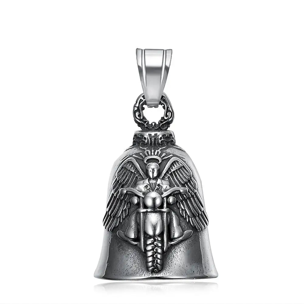 Alr™ Motorcycle Guardian Bell, Rider w/Angel Wings