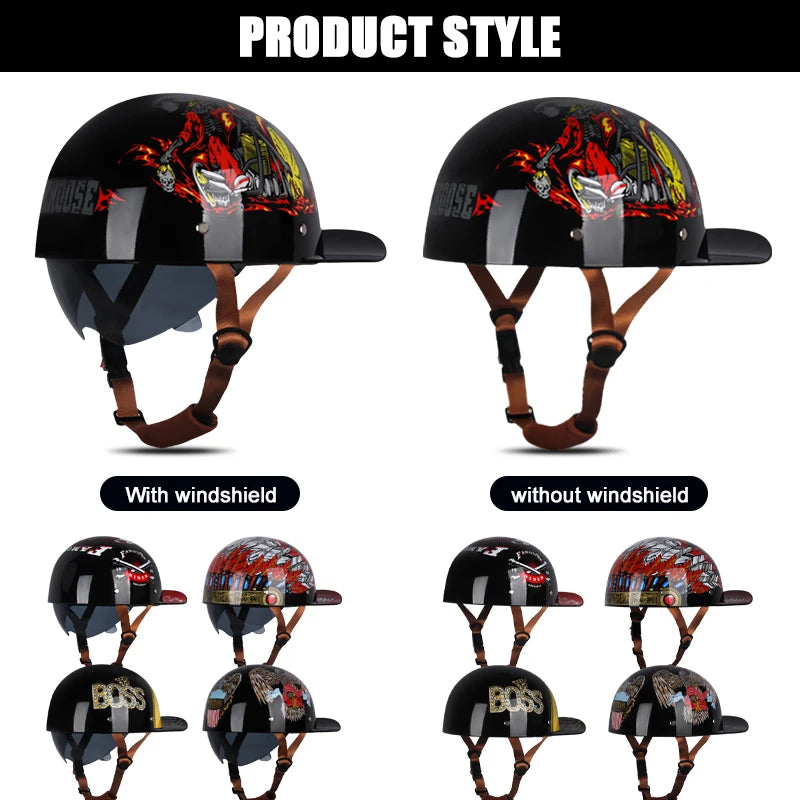 ALR™ Baseball Cap Motorcycle Helmet