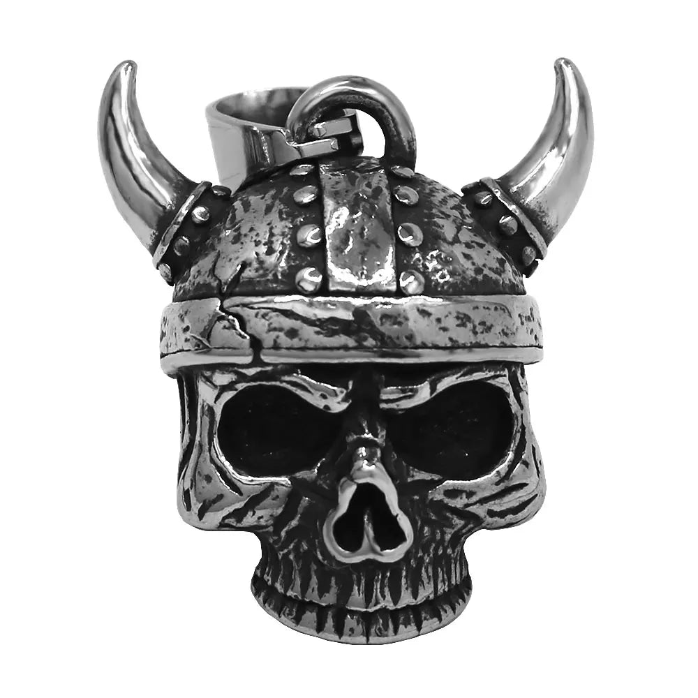 Alr™ Motorcycle Guardian Bell, Horned Skull