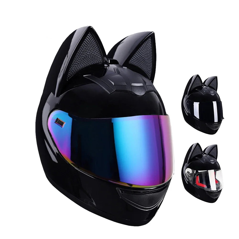 ALR™ Cat Ear Motorcycle Helmet