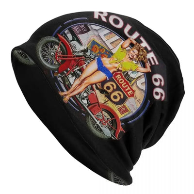 Alr™ Route 66 Motorcycle Cruise Beanie Cap