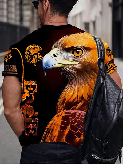 Alr™ Eagle Print Men's Short Sleeve T-Shirt