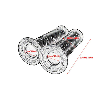 22MM Universal Motorcycle Handlebar Motorbike Grips Rubber Modification Accessories Moto Handles For Honda Suzuki