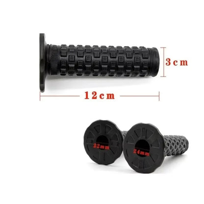 22mm for 7/8" Motorcycle Grips Dirt Bike Grips Rubber Bike Handle Grip Handlebar