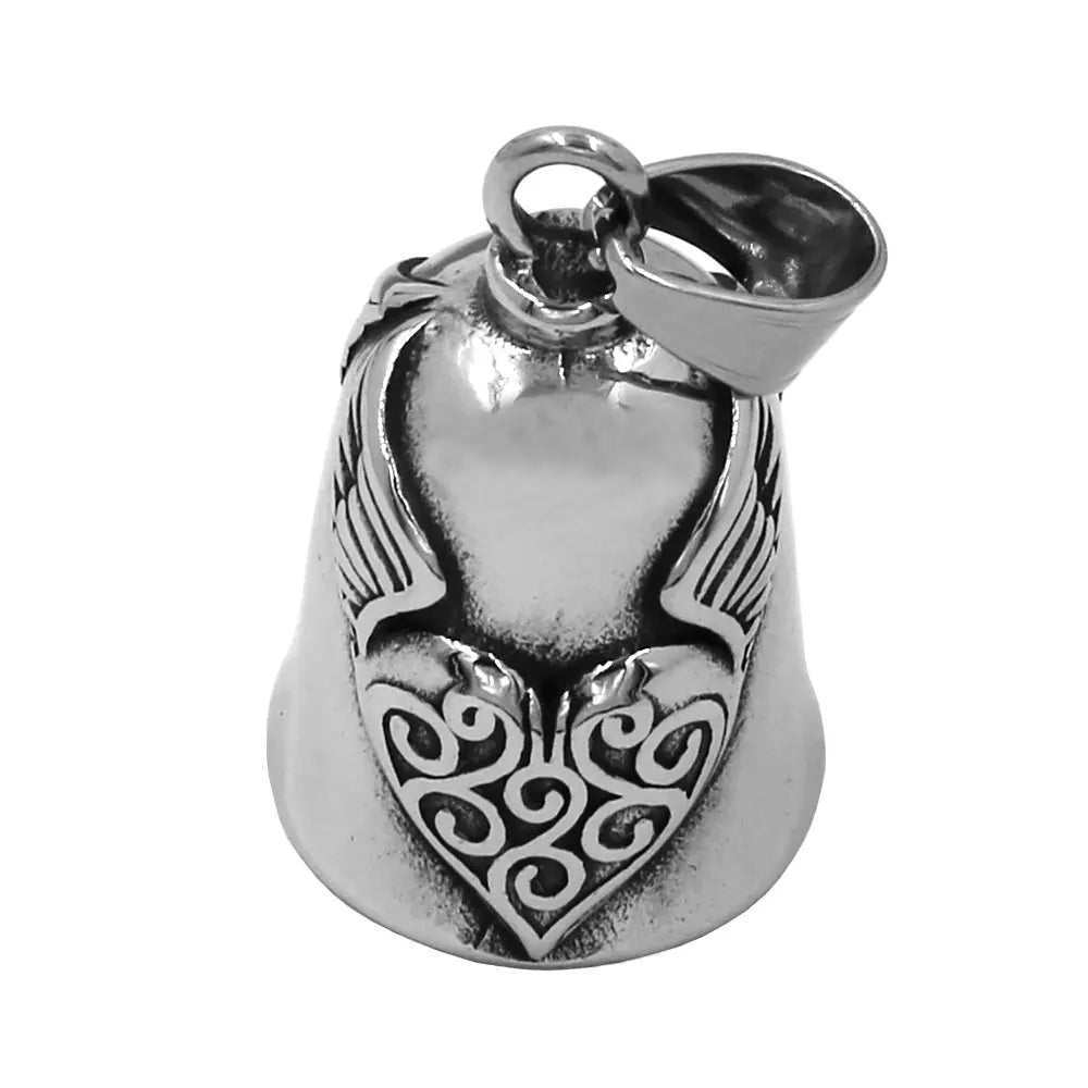 Alr™ Motorcycle Guardian Bell, Winged Heart