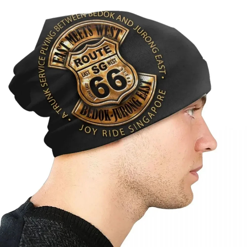 Alr™ Route 66 Motorcycle Cruise Beanie Cap