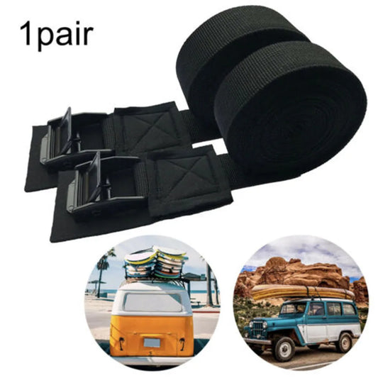 Motorcycle Tie-Down Straps - Soft Loop Tie Down Straps Securing Cargo