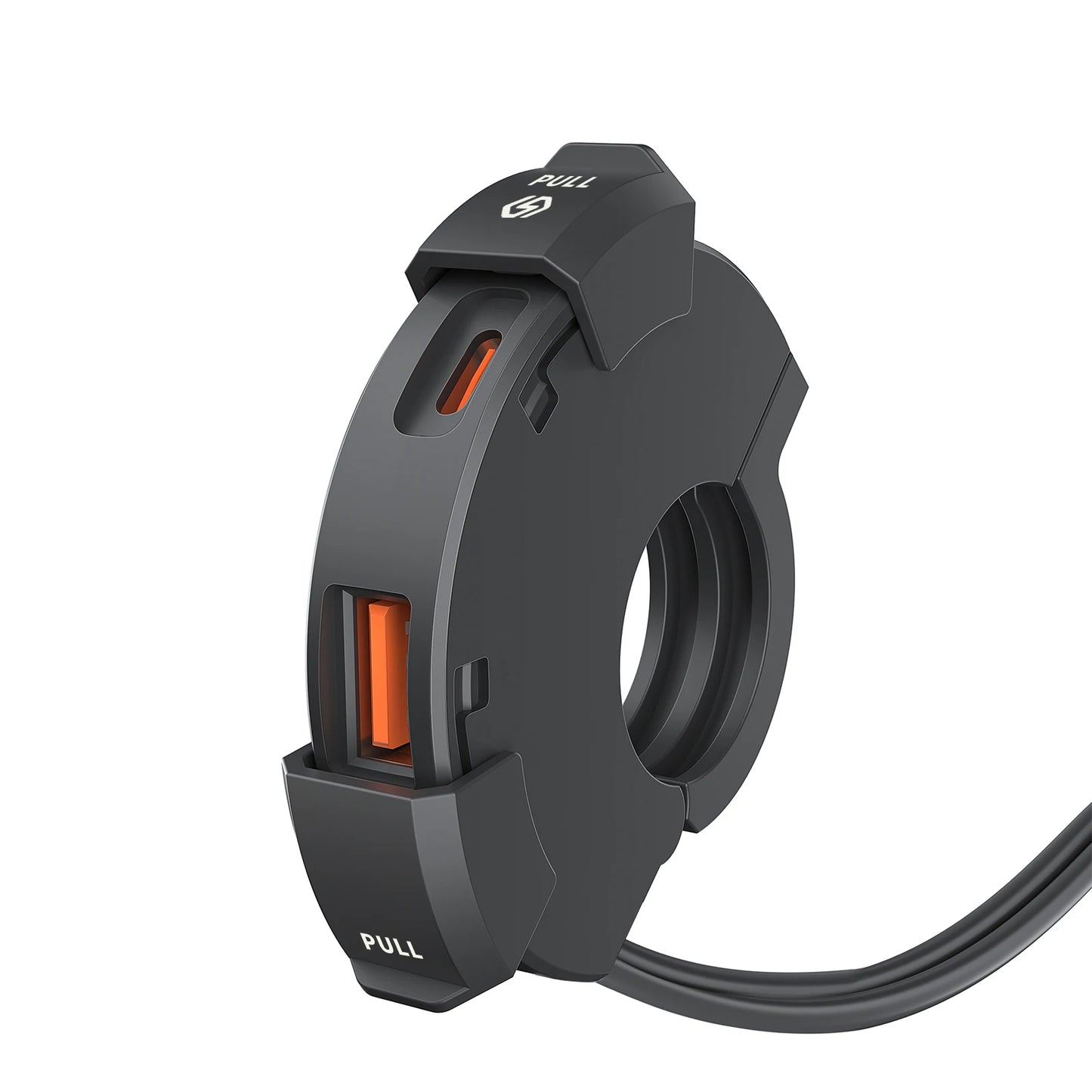 QC3.0 PD Motorcycle USB Type c Charger 30W IP65 Waterproof Handlebar Mounting Br