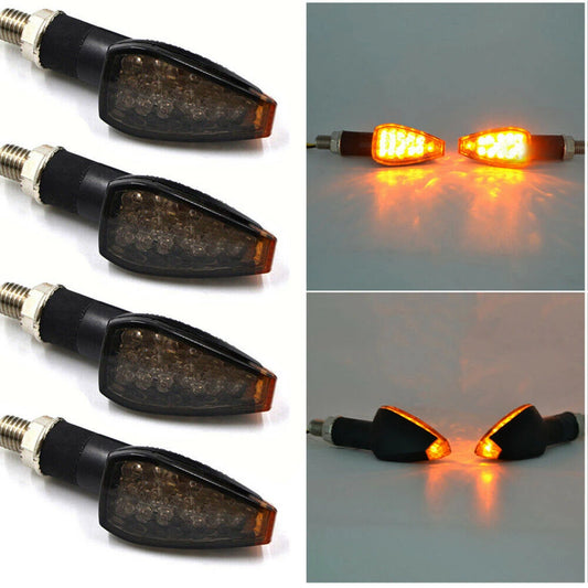 Motorcycle Led Lights - set Universal Motorcycle LED Turn Signals Long