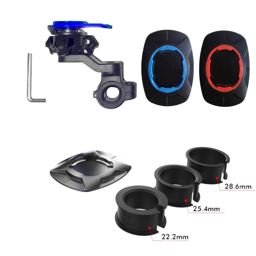 Motorcycle Phone Holder - Handlebar Rotatable Bicycle Bracket Security