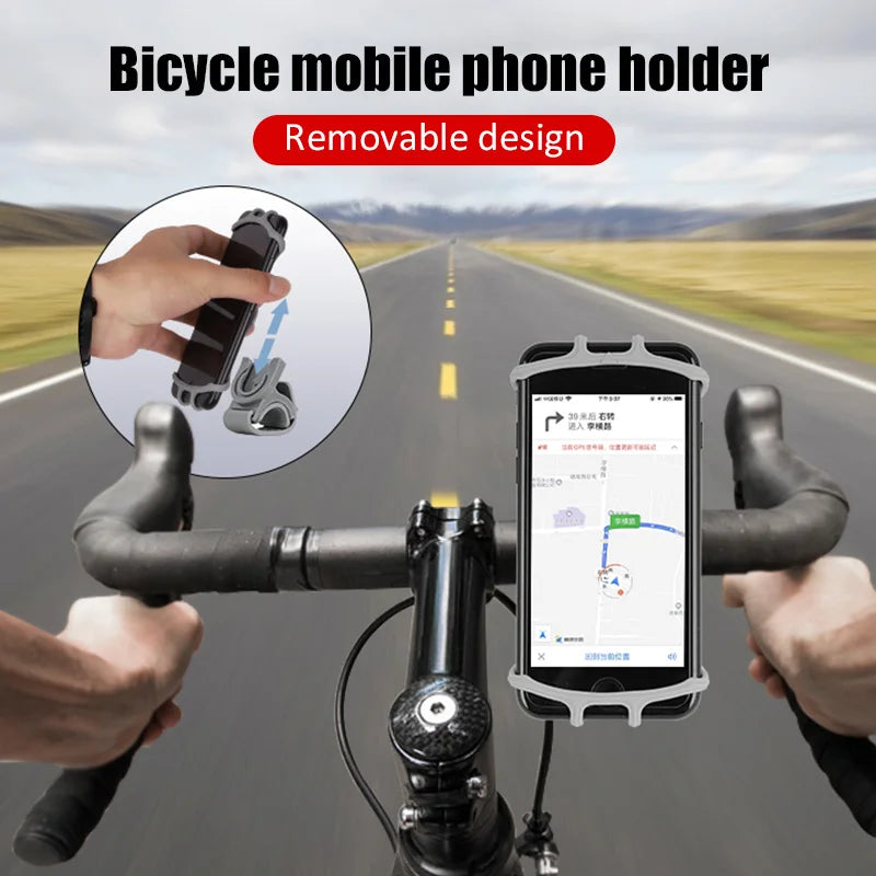 Universal Rotating Silicon Mobile Phone Holder 