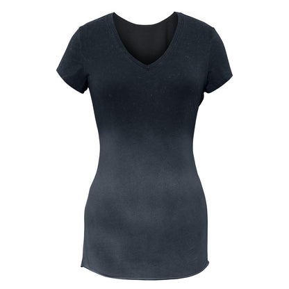 Ladies Shredded Back SS Shirt