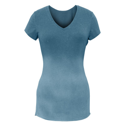 Ladies Shredded Back SS Shirt